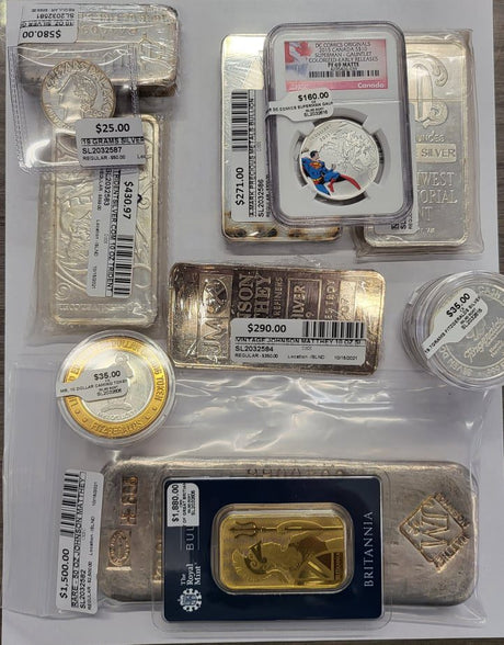 Vintage Silver Bullion October 15th Boise Lot - Idaho Pawn & Gold