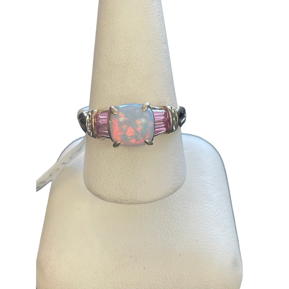 10K YG Opal Ring W/Pink Stones - Idaho Pawn & Gold