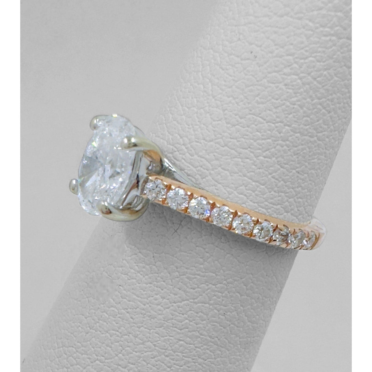 14K RG OVAL DIAMOND RING (SIZE4.75) - Idaho Pawn & Gold