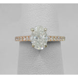 14K RG OVAL DIAMOND RING (SIZE4.75) - Idaho Pawn & Gold