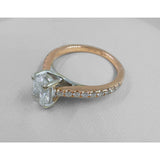 14K RG OVAL DIAMOND RING (SIZE4.75) - Idaho Pawn & Gold