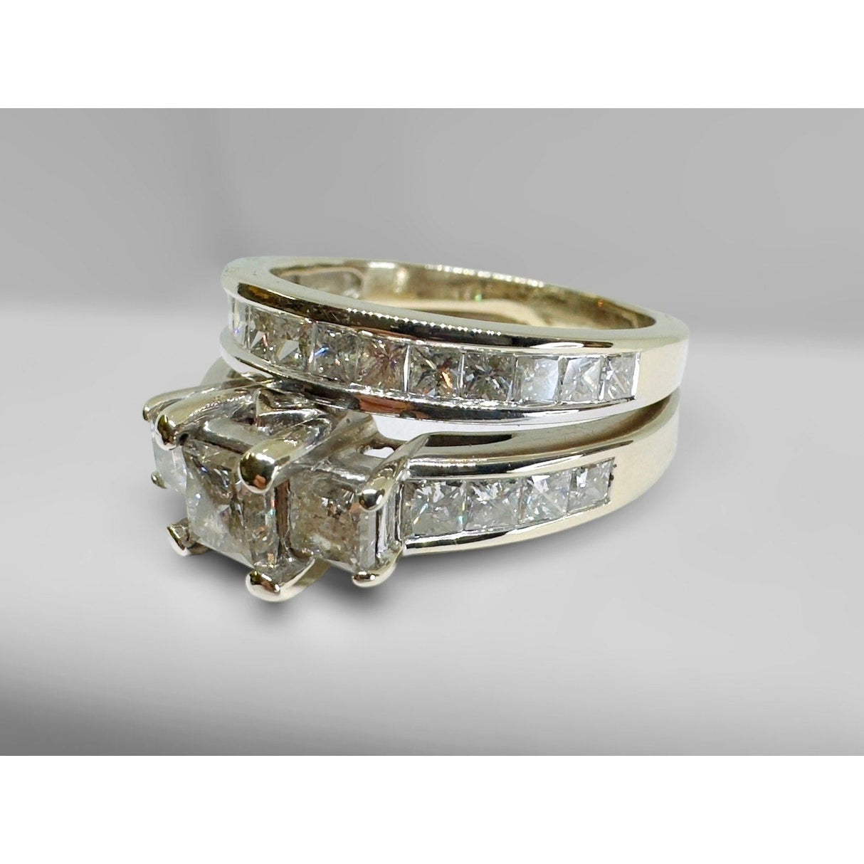 14K WG 2 PIECE WEDDING SET - Idaho Pawn & Gold