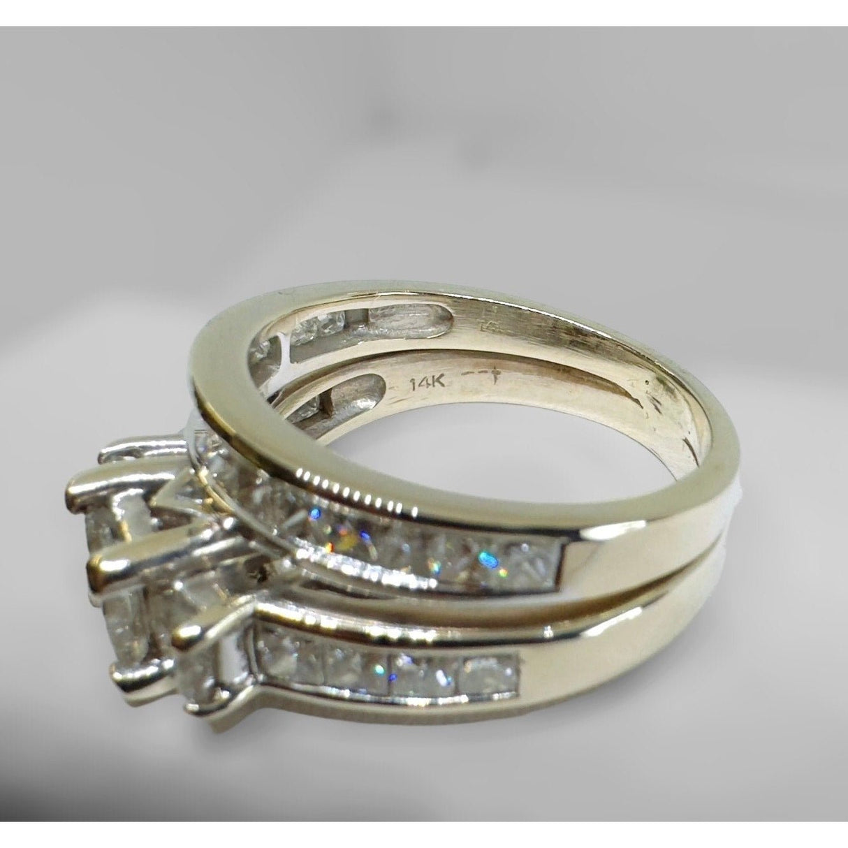 14K WG 2 PIECE WEDDING SET - Idaho Pawn & Gold