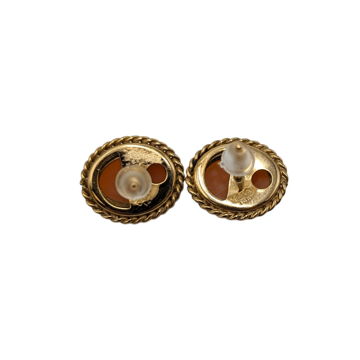 14K YELLOW GOLD CAMEO EARRINGS - Idaho Pawn & Gold