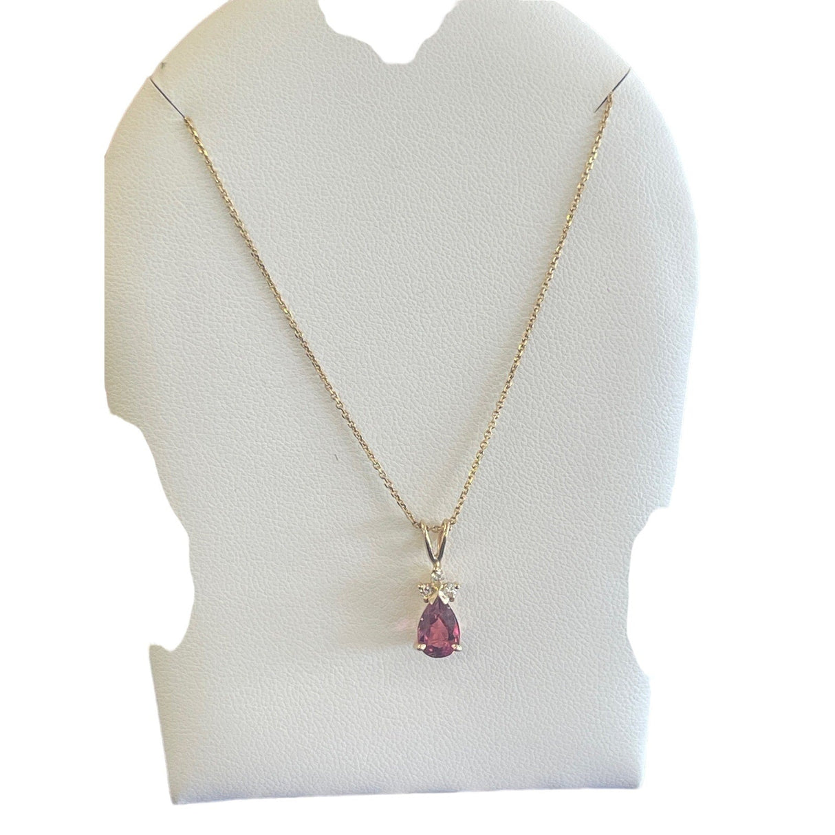 14K YG Pink Stone Necklace - Idaho Pawn & Gold