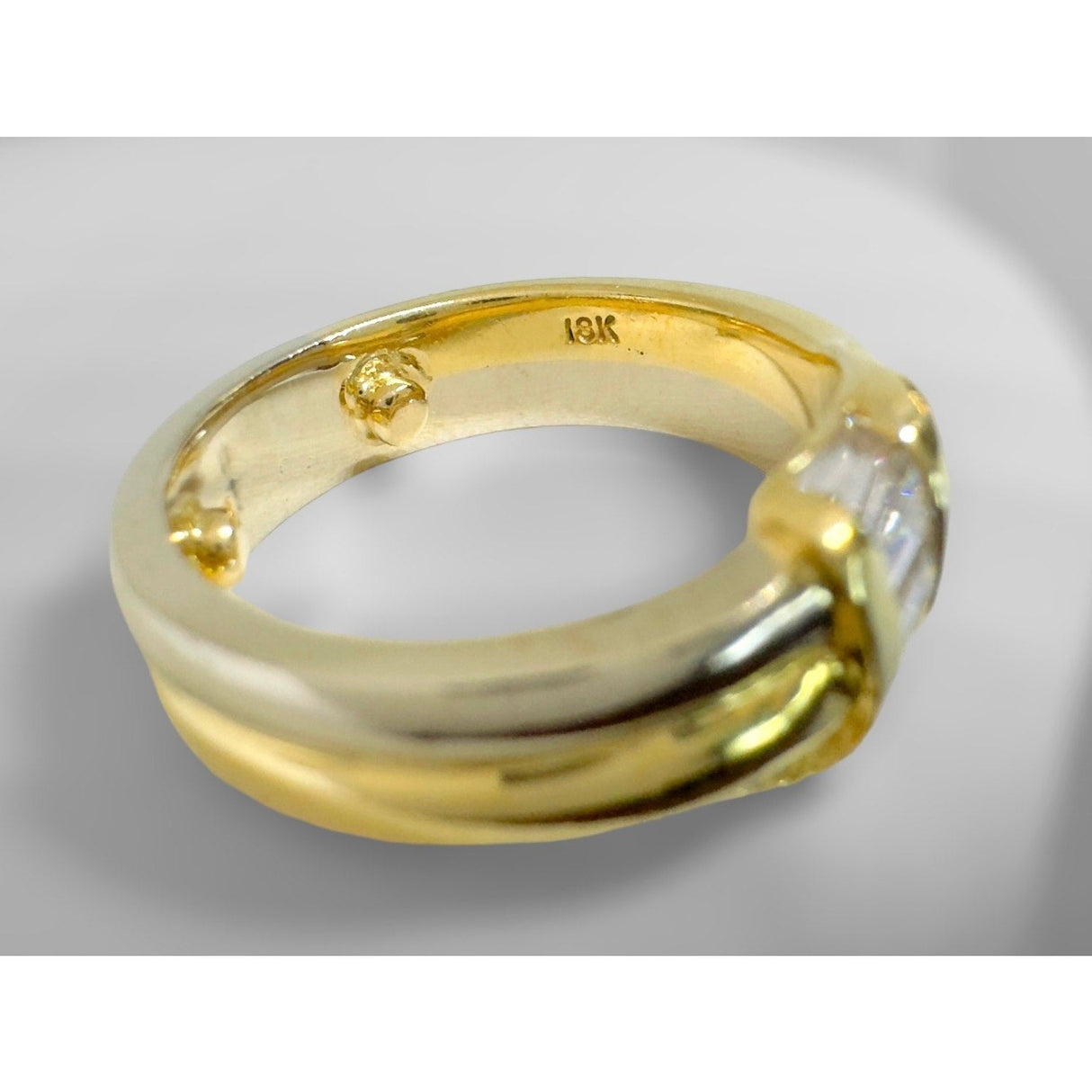 18K 2 TONE DOUBLE BAND SET 6.4G - Idaho Pawn & Gold