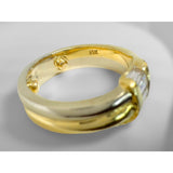 18K 2 TONE DOUBLE BAND SET 6.4G - Idaho Pawn & Gold