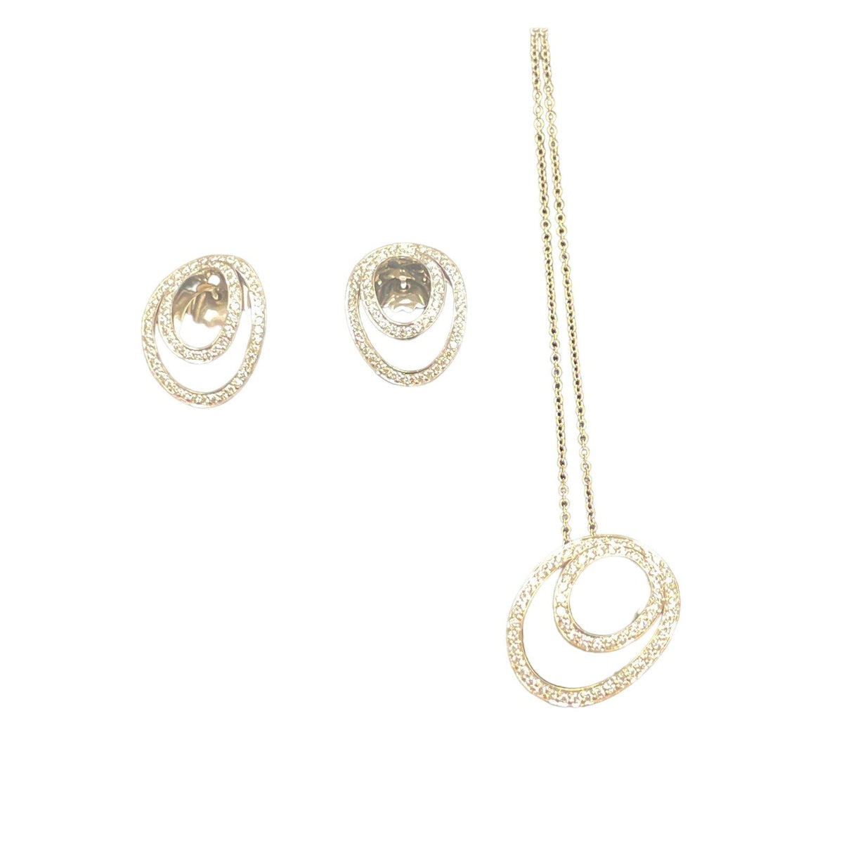 18K WG Earring/Necklace Set - Idaho Pawn & Gold