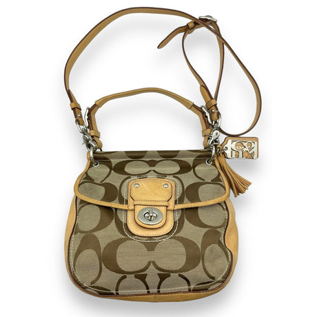 COACH Willis 70th Anniversary Small Handbag / Crossbody L1169 #19034 Limited Edition - Idaho Pawn & Gold