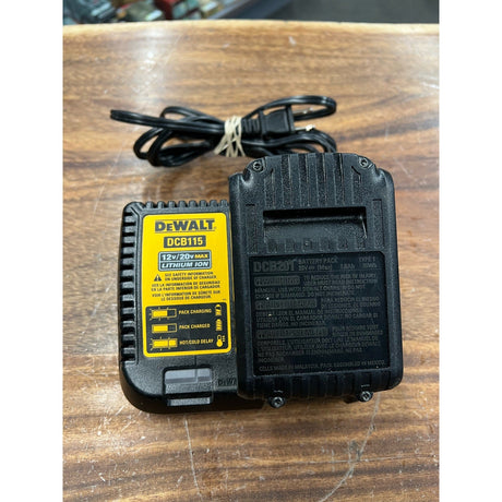 DEWALT DCB115 20V CHARGER, BLACK, WITH BATTERY - Idaho Pawn & Gold