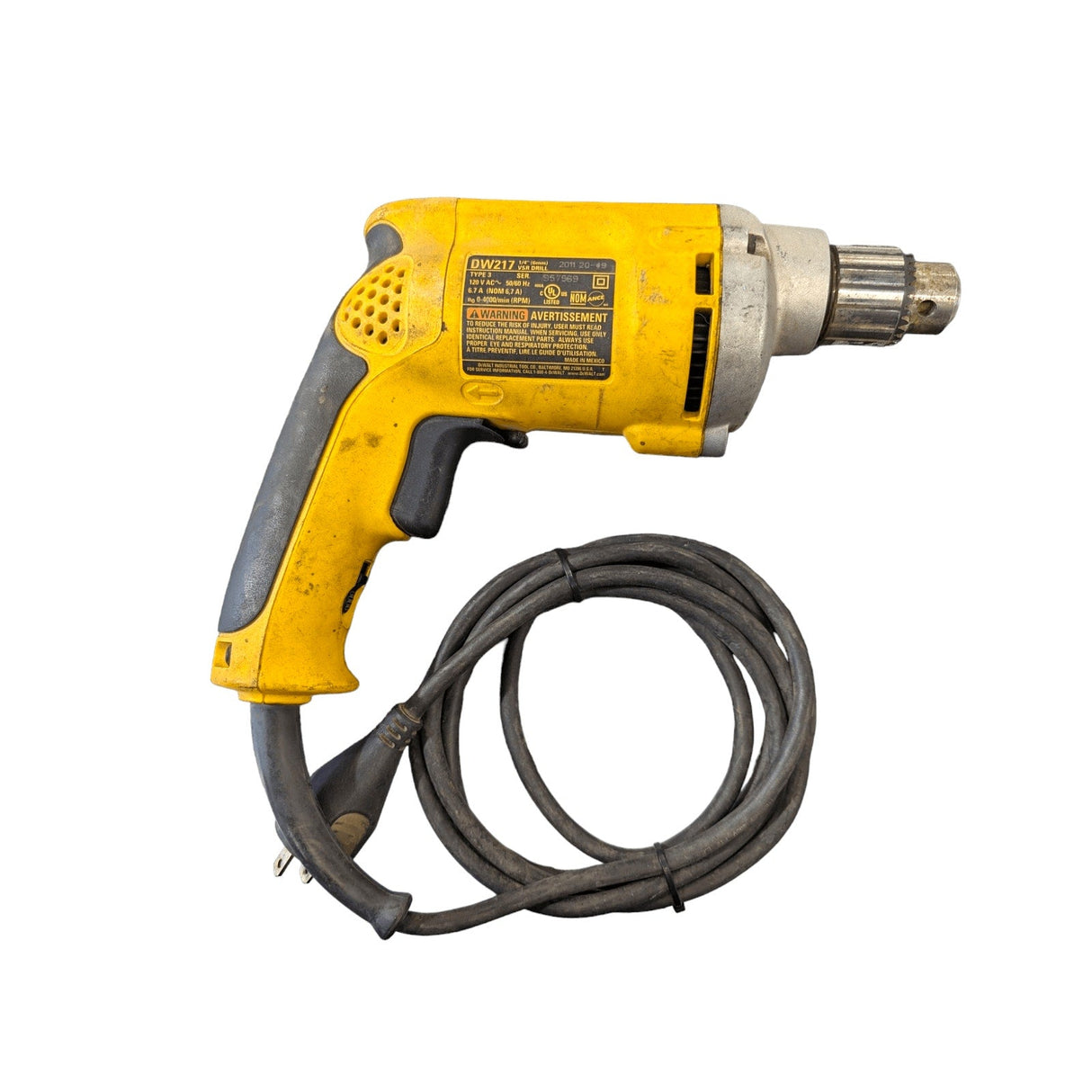 DEWALT DW217 CORDED VSR DRILL 1/4" - Idaho Pawn & Gold