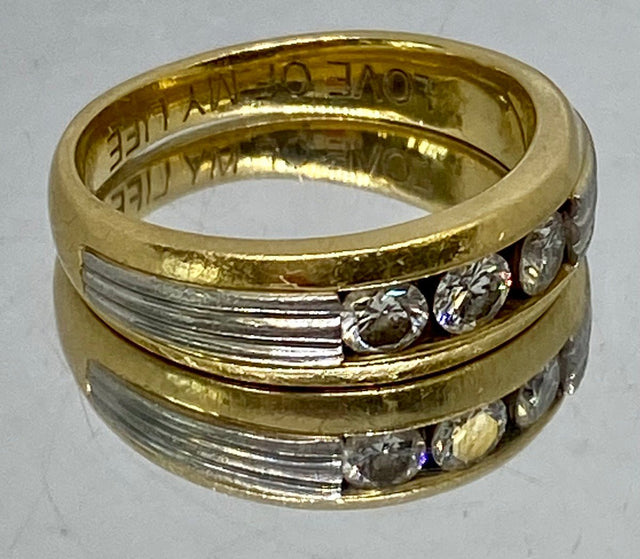 Gent's Diamond Cluster Ring 3 Diamonds .51 Carat T.W. 18K Yellow Gold 7.95g - Idaho Pawn & Gold