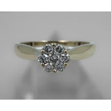 Gold Ring - 14k - Flower Diamond - Size 7 - Idaho Pawn & Gold