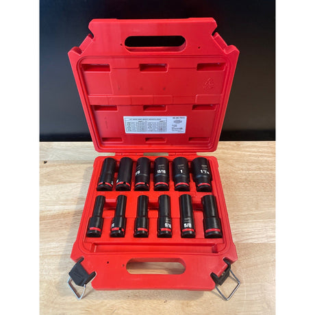 Milwaukee 49 - 66 - 7011 1/2” drive deep impact socket set 12pc - Idaho Pawn & Gold