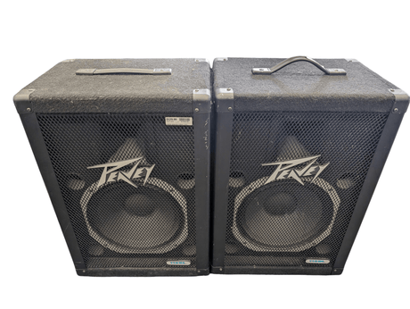 PAIR OF PEAVEY SPEAKER CABINETS 112DL - Idaho Pawn & Gold