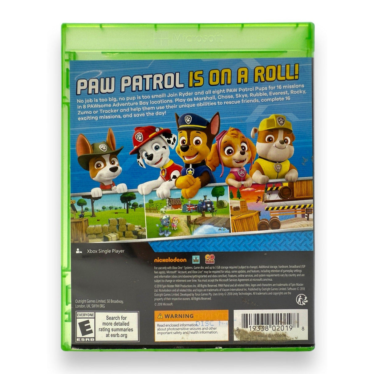 PAW PATROL ON A ROLL XBOX ONE - Idaho Pawn & Gold