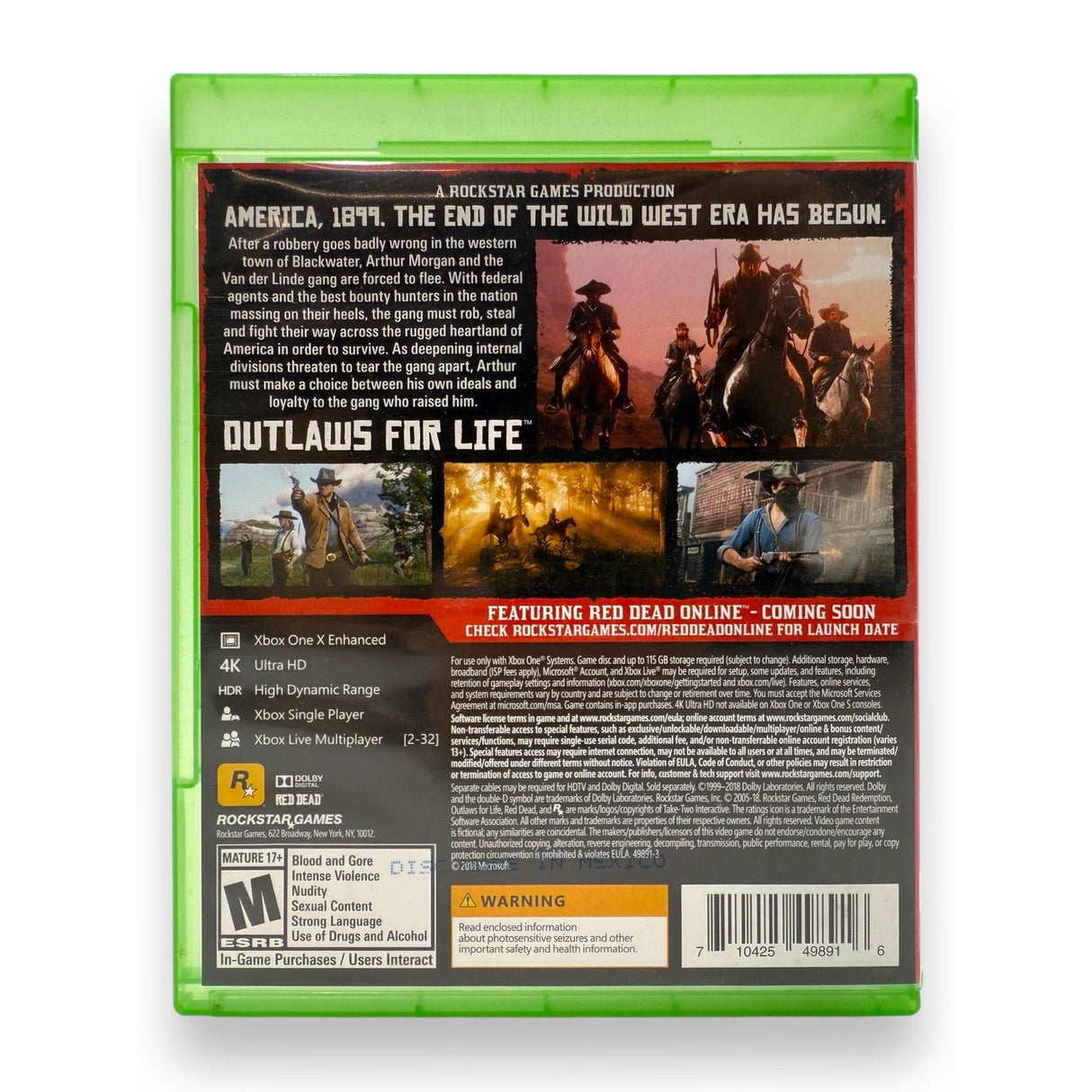 RED DEAD REDEMPTION II XBOX ONE - Idaho Pawn & Gold