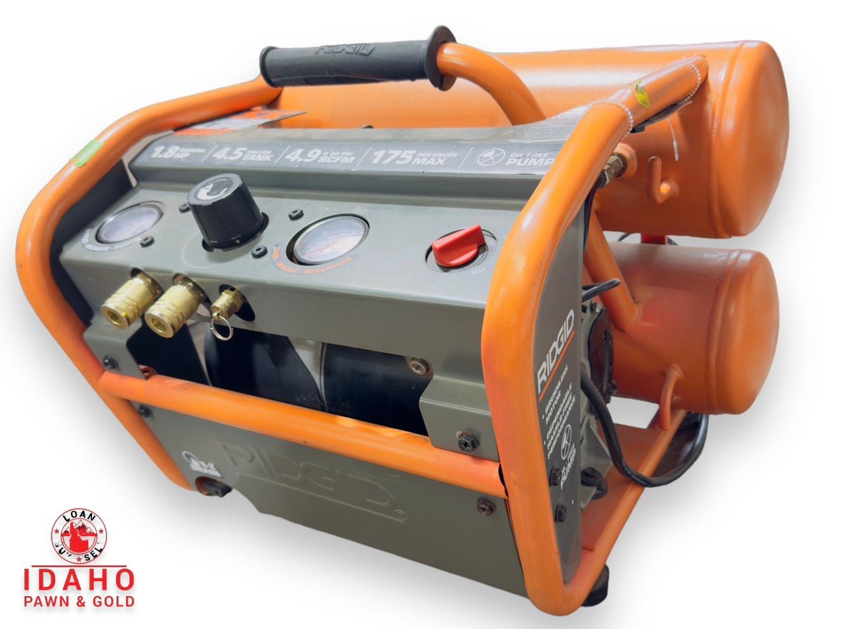 RIDGID OF45175A 4.5 GALLON AIR COMPRESSON - Idaho Pawn & Gold