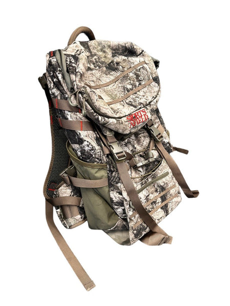 Sports Afield Hunting Day Pack With Mossy Oak CAMO - Idaho Pawn & Gold