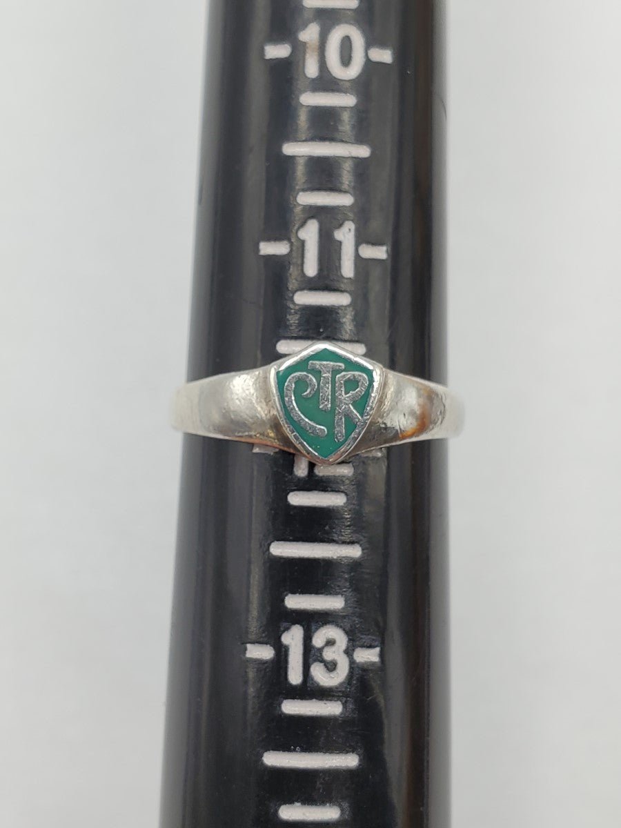 STERLING SILVER "CTR" RING (SIZE 12) - Idaho Pawn & Gold