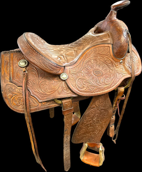 THREE BAR SADDLERY WESTERN SADDL - Idaho Pawn & Gold