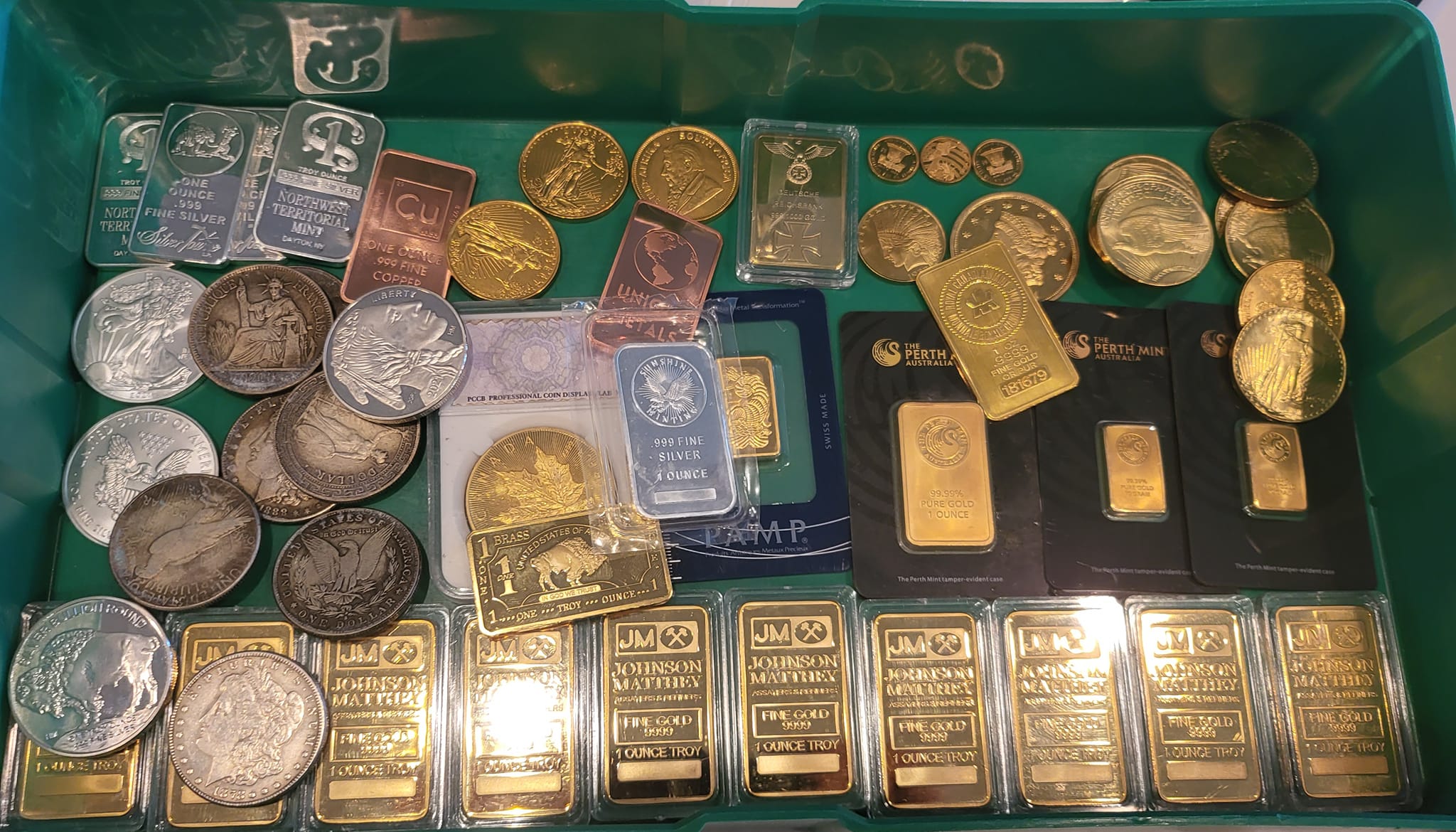 real gold and silver